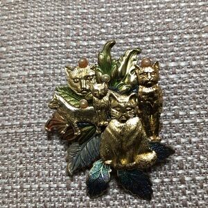 Cat Collage Brooch 😺 🐈‍⬛🐱🐈